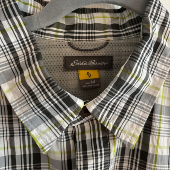 Eddie Bauer Tech Shirt- S/L Button Up - M - Picture 2 of 3